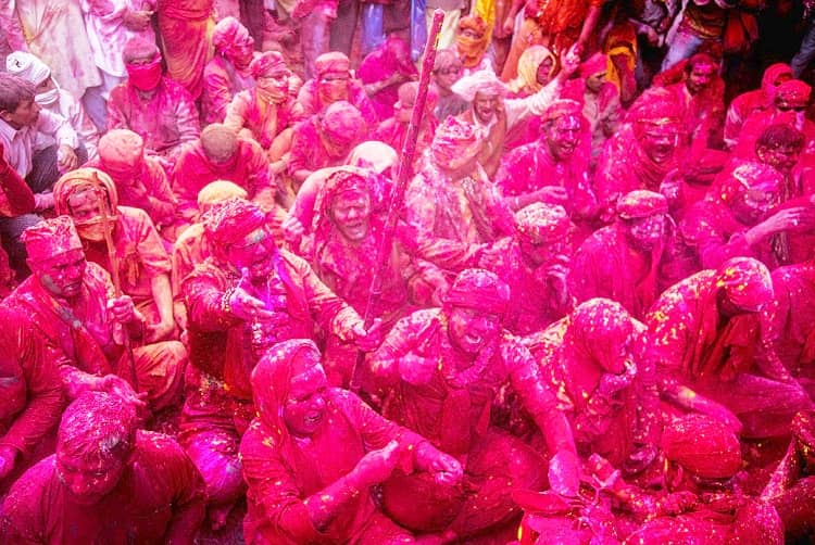Holi in Barsana a best place to celebrate in India