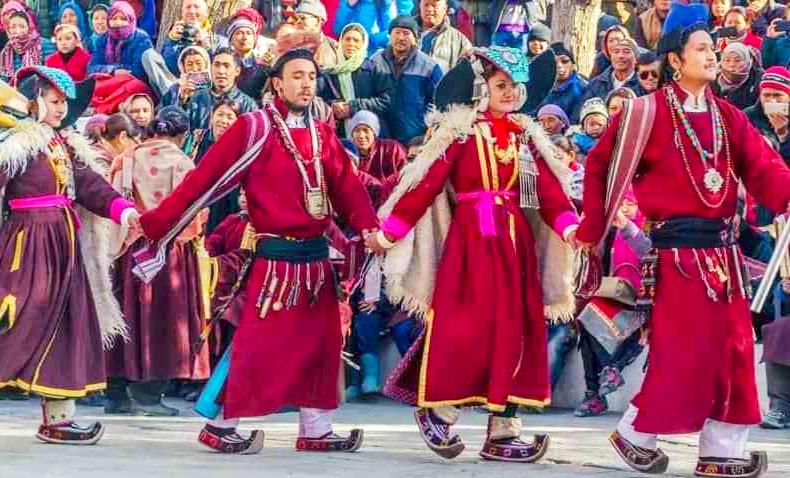 Kuntop a traditional dress of Ladakh