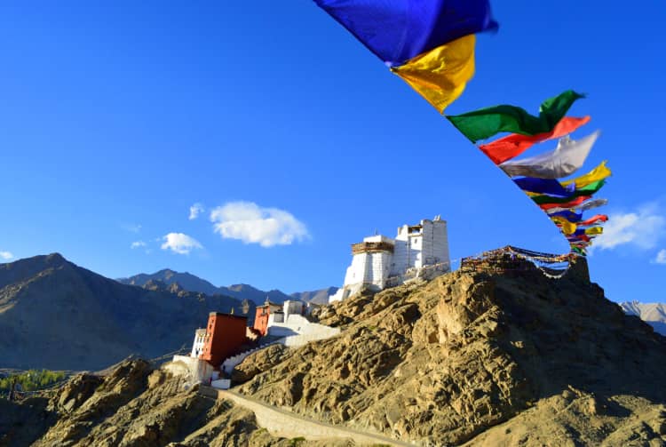 Namgyal Tsemo Gompa a place to visit in ladakh on bike