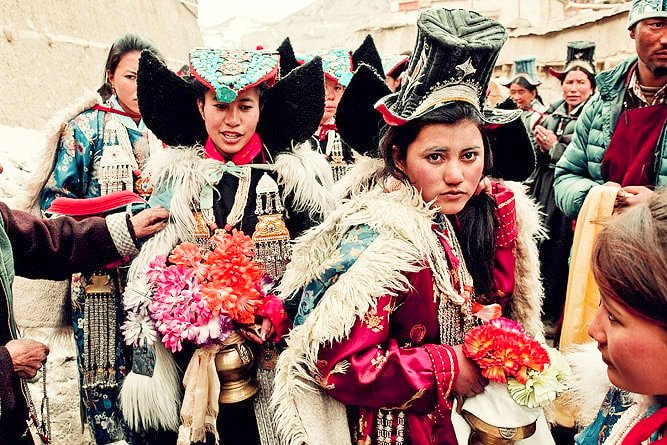 Yogar or Lokpa a traditional dress of ladakh
