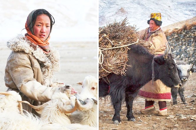 Kos Kar a traditional dress of ladakh