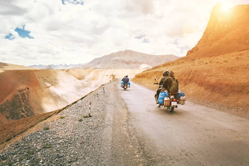 Bike trip in May in Leh Ladakh
