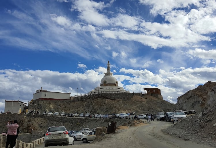 Entry fee for Shanti Stupa in Ladakh