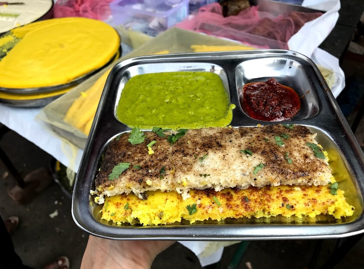 Eat Dhokla and Khandvi in Ahmedabad