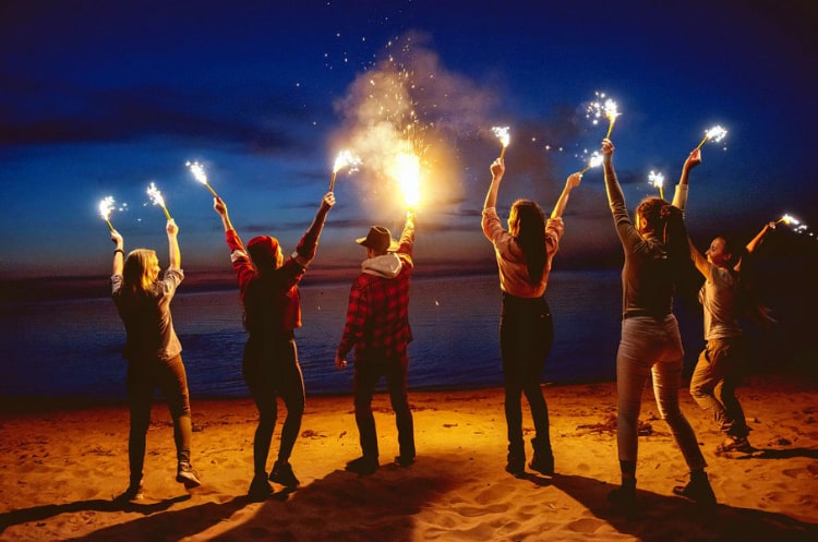 Celebrate new year in Gokarna beach