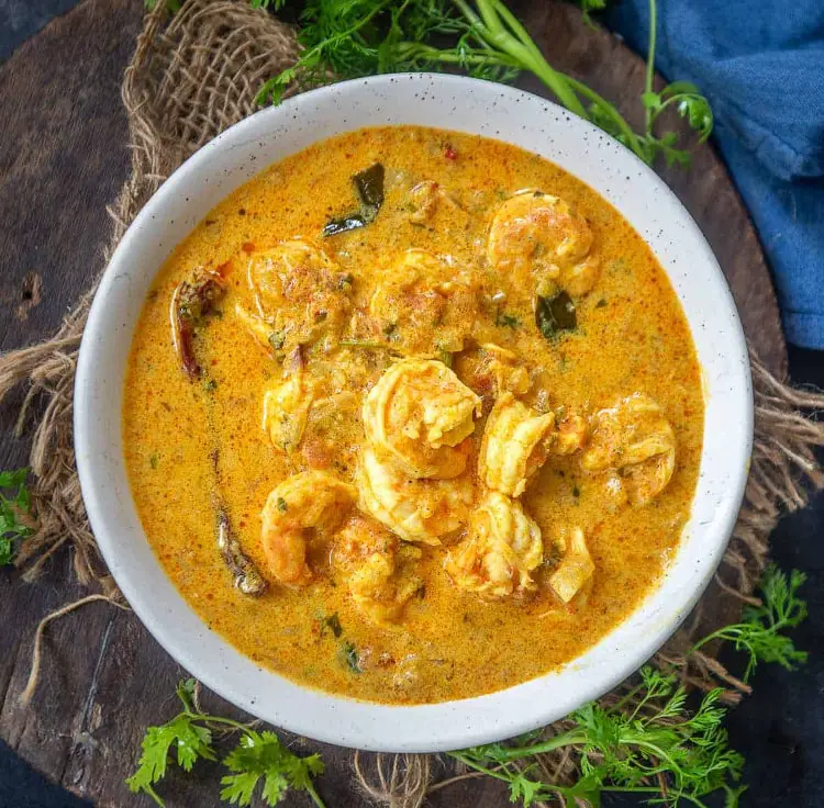Coconut Prawn Curry a best dish of Andaman