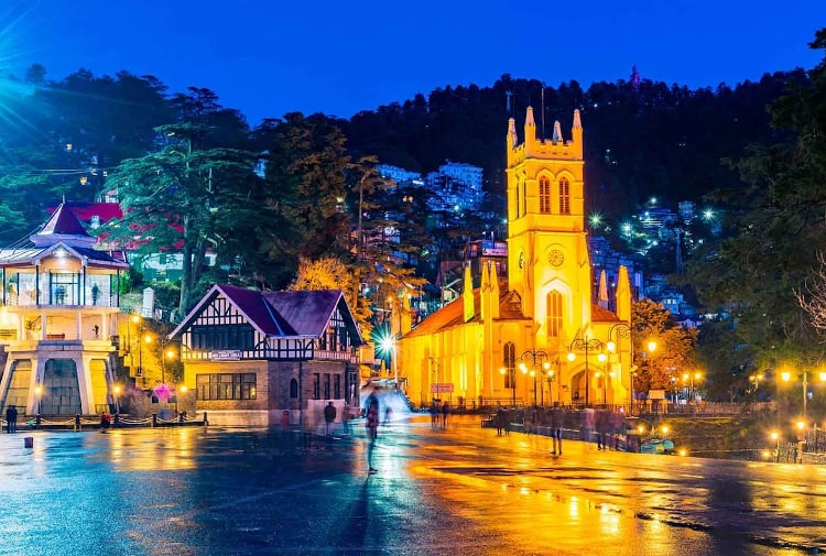 Shimla a best place to visit in Himachal in November