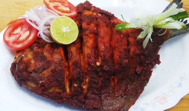 Tandoori fish a best food in Andaman