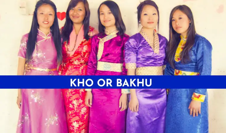 Kho or Bakhu a traditional dress of Sikkim
