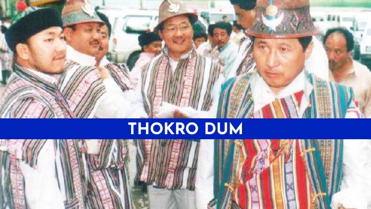 Thokro Dum a traditional dress of Sikkim
