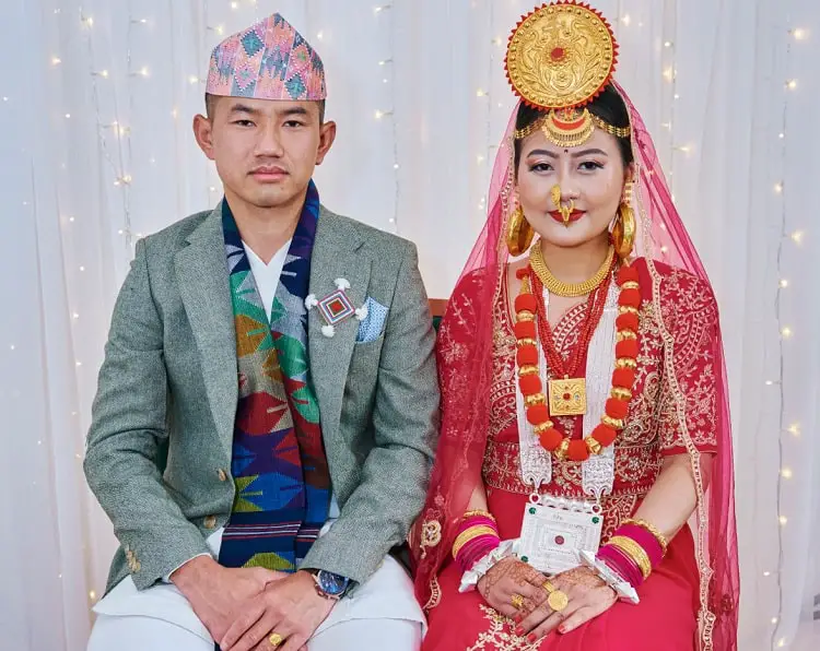 Wedding attire Sikkim
