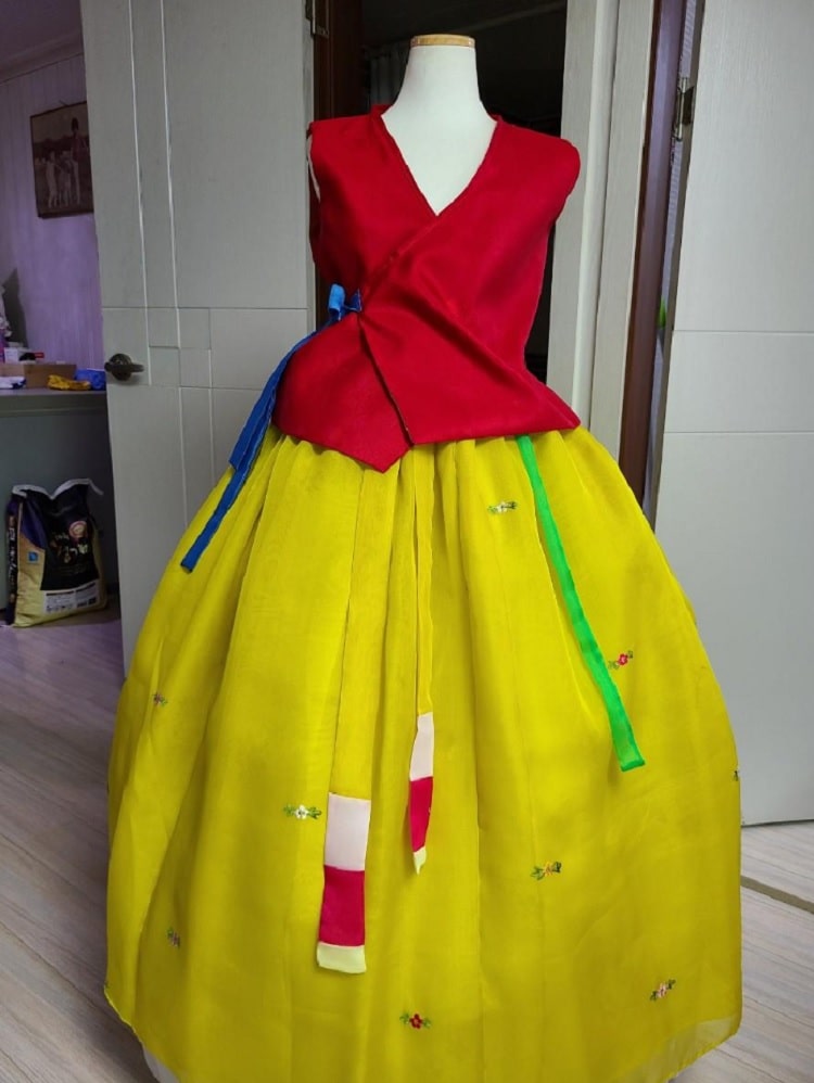 Chima a korean traditional dress