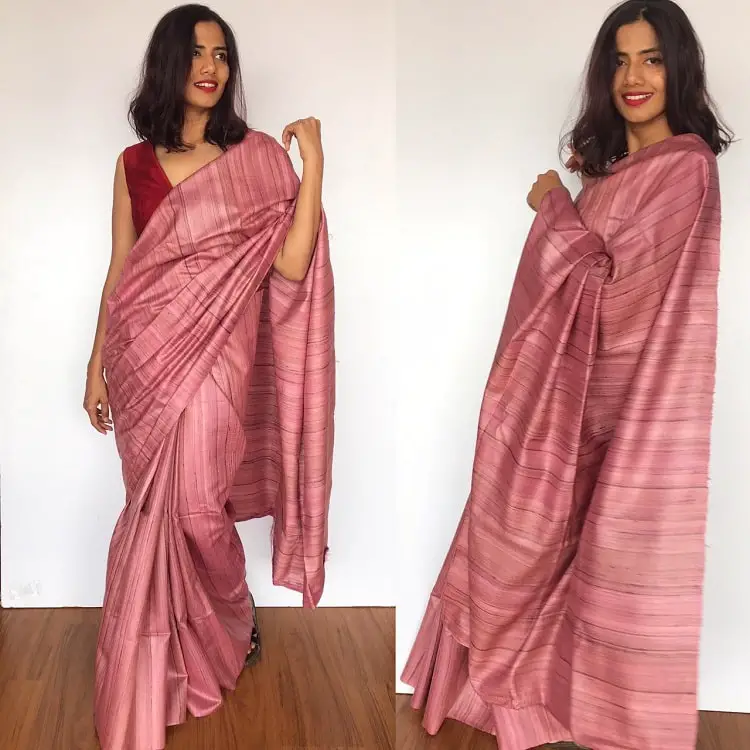 Tussar Silk Sarees a best traditional dress of West Bengal