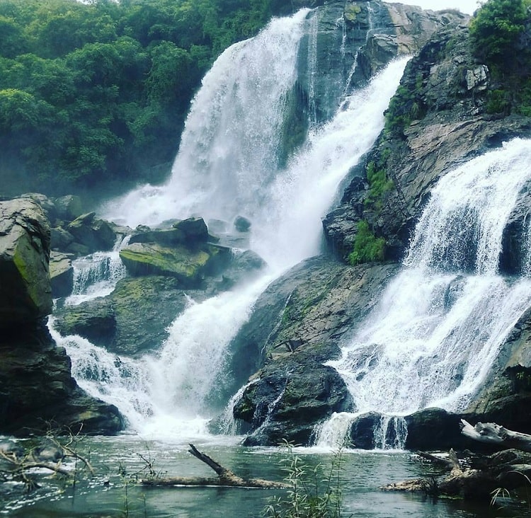 Shivanasamudra Falls a best waterfall in karnataka