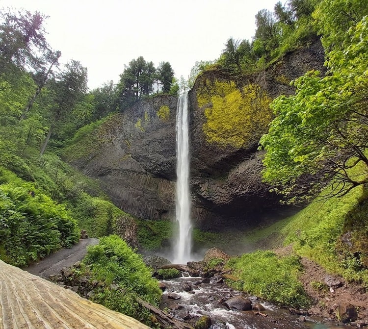 Latourell Falls a best waterfall in Oregon, USA