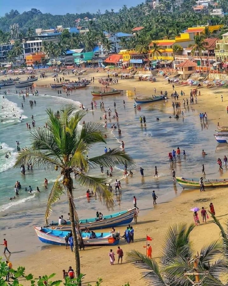 Kovalam a best place to visit in november in Kerala