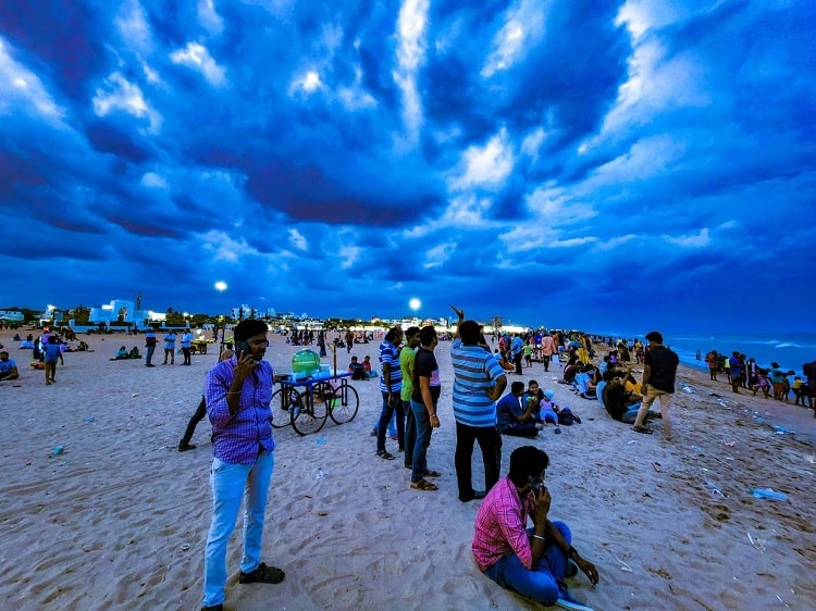 Edward Elliot's Beach a best place to visit on New Year in Chennai