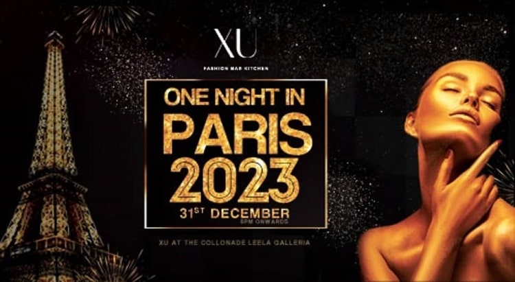 One Night In Paris 2023 a best new year pary in bangalore