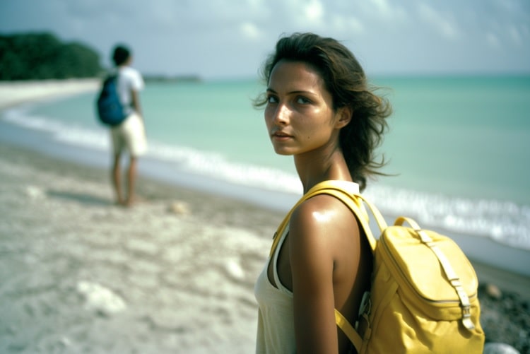 A girl on Andaman island.