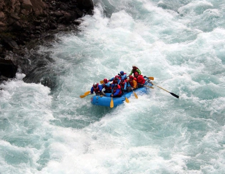 Experience the thrill of white-water rafting for an adrenaline rush.